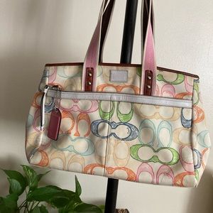Coach large shoulder bag
